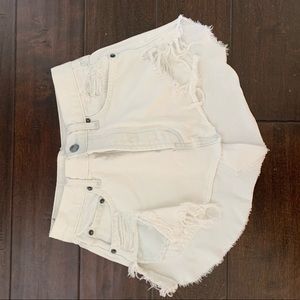 Carmar white denim skirt